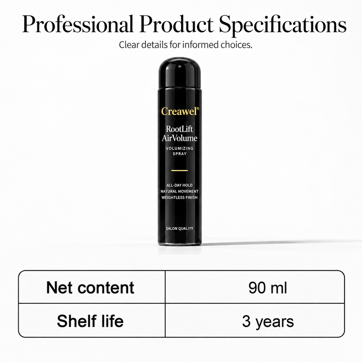 ⏳🔥 LIMITED-TIME 70% OFF! ⏰ Creawel® 🚚RootLift AirVolume Peach-Scented Styling Spray – Instant Root Lift, Fuller-Looking Hair & Flexible All-Day Hold