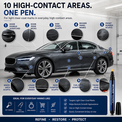 BILLHOL® 🚙AutoRefine Universal Clear-Coat Scratch Repair Pen — No Color Matching Required