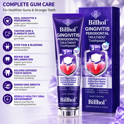 Billhol®📢 Gingivitis Periodontal Treatment Toothpaste✨