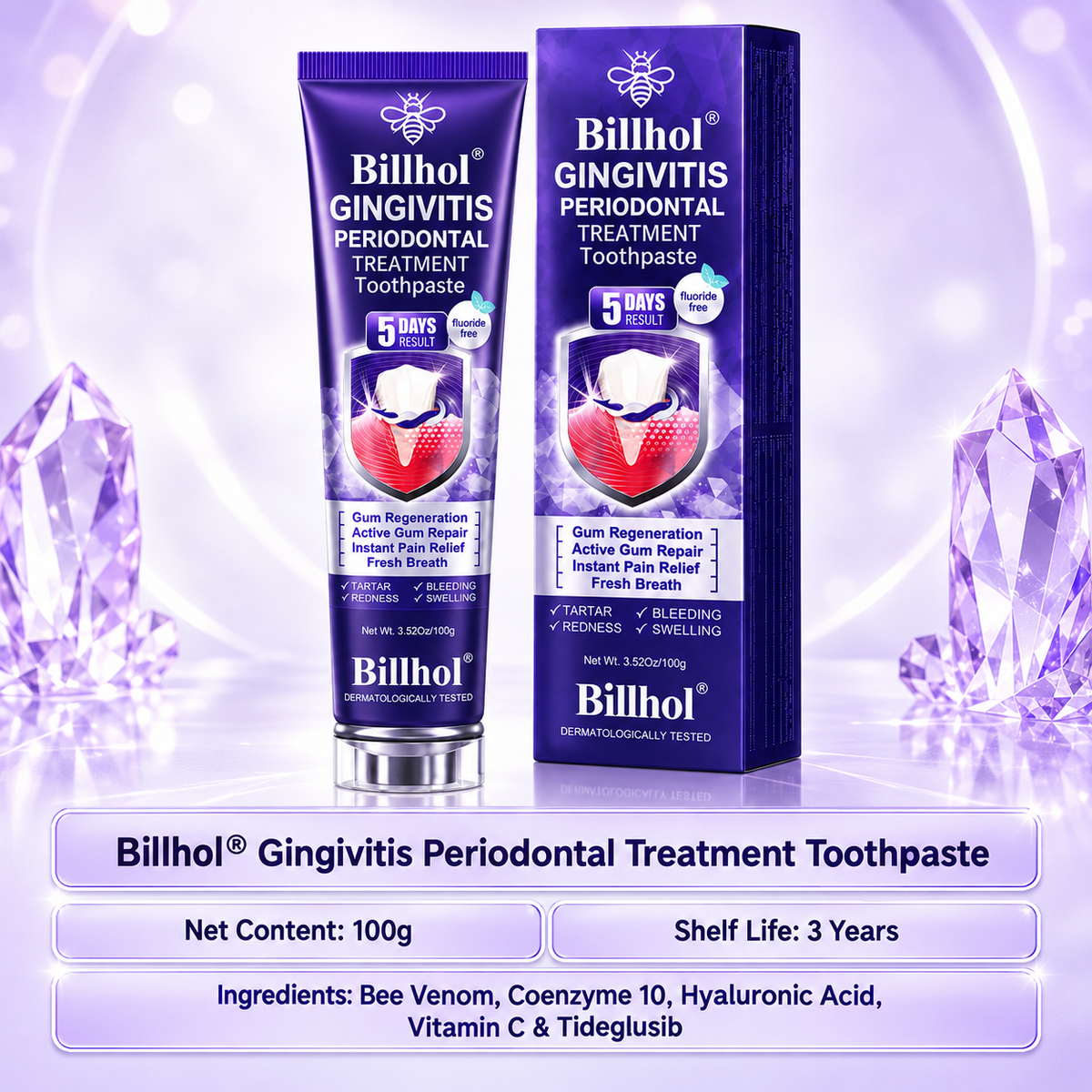 Billhol®📢 Gingivitis Periodontal Treatment Toothpaste✨