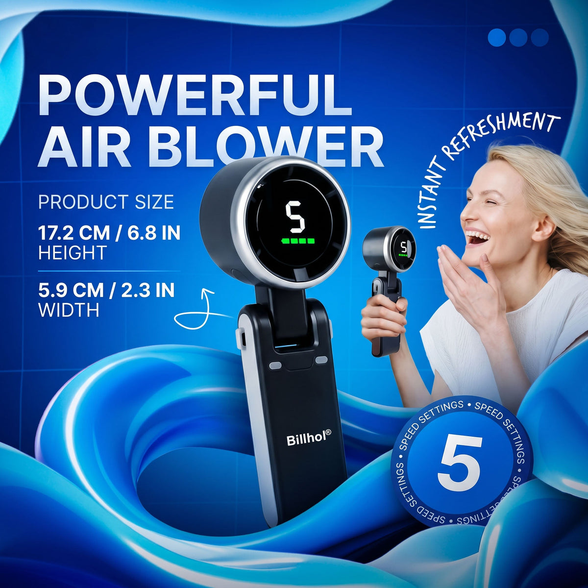 Billhol® Pocket Turbo Fan