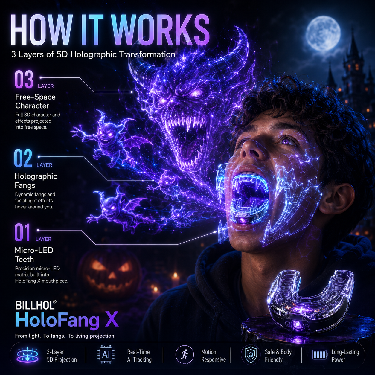 𝐁𝐢𝐥𝐥𝐡𝐨𝐥®  Holographic Transformation Mouthpiece