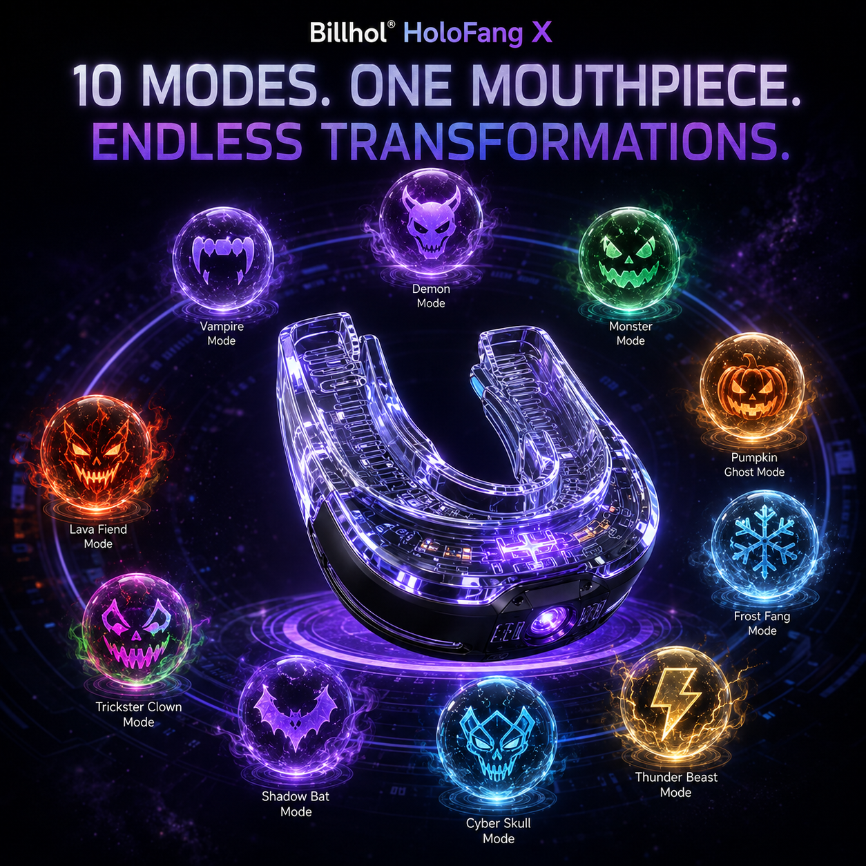 𝐁𝐢𝐥𝐥𝐡𝐨𝐥®  Holographic Transformation Mouthpiece