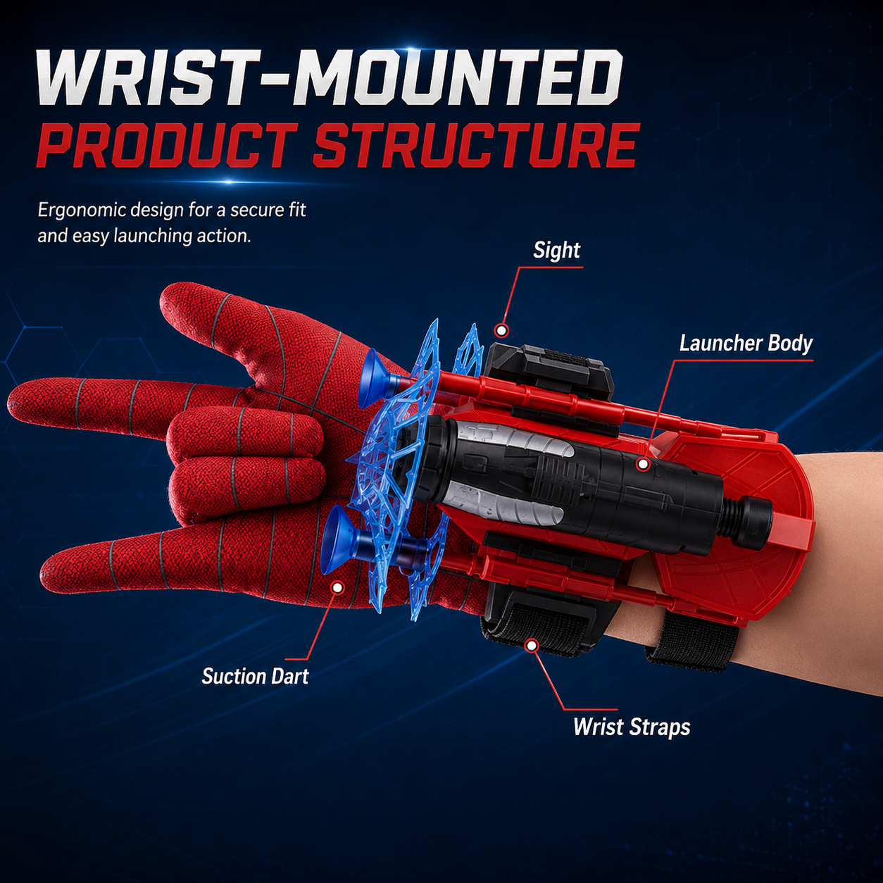 Billhol® Web Shooter Launcher – Premium Hero Action Collection