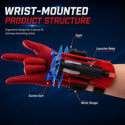 Billhol® Web Shooter Launcher – Premium Hero Action Collection