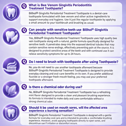 Billhol®📢 Gingivitis Periodontal Treatment Toothpaste✨