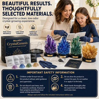 𝐁i𝐥𝐥𝐡𝐨𝐥®💎 CrystalGenesis — Luxury Textured Crystal Growing Kit