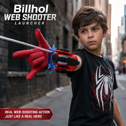 Billhol® Web Shooter Launcher – Premium Hero Action Collection