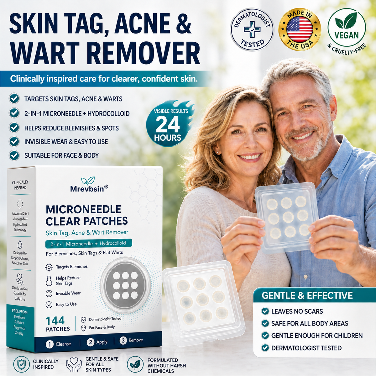𝐎𝐟𝐟𝐢𝐜𝐢𝐚𝐥 𝐒𝐭𝐨𝐫𝐞 | Mrevbsin®  👩‍⚕️𝐁𝐨𝐭𝐚𝐧𝐢𝐜𝐚𝐥 𝐌𝐢𝐜𝐫𝐨𝐧𝐞𝐞𝐝𝐥𝐞 𝐇𝐲𝐝𝐫𝐨𝐜𝐨𝐥𝐥𝐨𝐢𝐝 𝐏𝐚𝐭𝐜𝐡 (𝐅𝐨𝐫 𝐒𝐤𝐢𝐧 𝐓𝐚𝐠𝐬, 𝐒𝐦𝐚𝐥𝐥 𝐒𝐤𝐢𝐧 𝐆𝐫𝐨𝐰𝐭𝐡𝐬, 𝐖𝐚𝐫𝐭𝐬, 𝐌𝐨𝐥𝐞𝐬, 𝐀𝐠𝐞 𝐒𝐩𝐨𝐭𝐬 & 𝐏𝐢𝐠𝐦𝐞𝐧𝐭𝐚𝐭𝐢𝐨𝐧 𝐂𝐨𝐧𝐜𝐞𝐫𝐧𝐬)