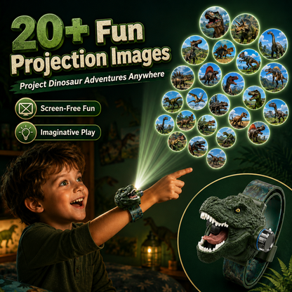 𝐁i𝐥𝐥𝐡𝐨𝐥® 3D Dinosaur Projection Watch