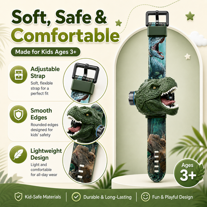 𝐁i𝐥𝐥𝐡𝐨𝐥® 3D Dinosaur Projection Watch
