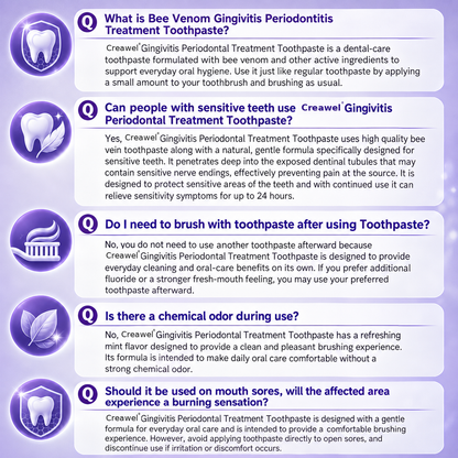 Creawel® Gingivitis Periodontal Treatment Toothpaste