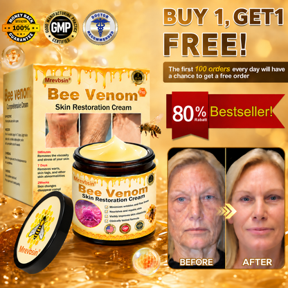 🔥Official Brand Shop丨Mrevbsin® Bee venom Pro Comprehensive Cream—Tightening for Skin Types