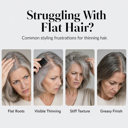 ⏳🔥 LIMITED-TIME 70% OFF! ⏰ Creawel® 🚚RootLift AirVolume Peach-Scented Styling Spray – Instant Root Lift, Fuller-Looking Hair & Flexible All-Day Hold
